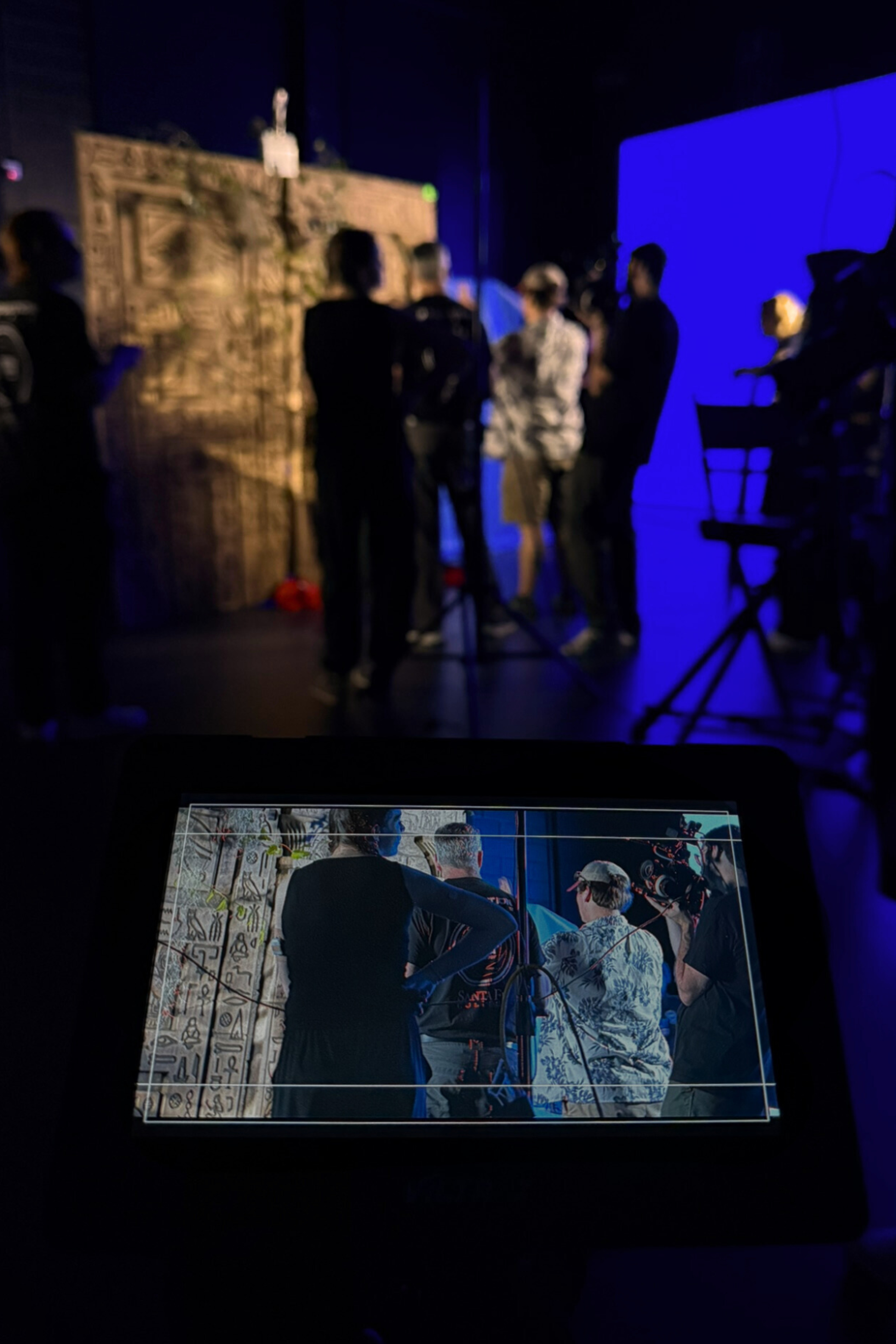bts of a film set