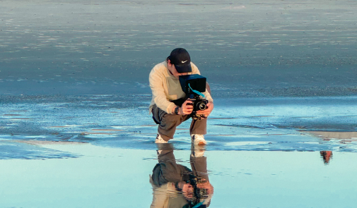 seth on the beach